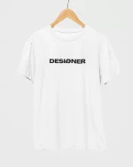 Designer Fuel t-shirt with funny nutrition facts on the back